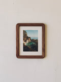 Big Sur Print + Walnut Frame