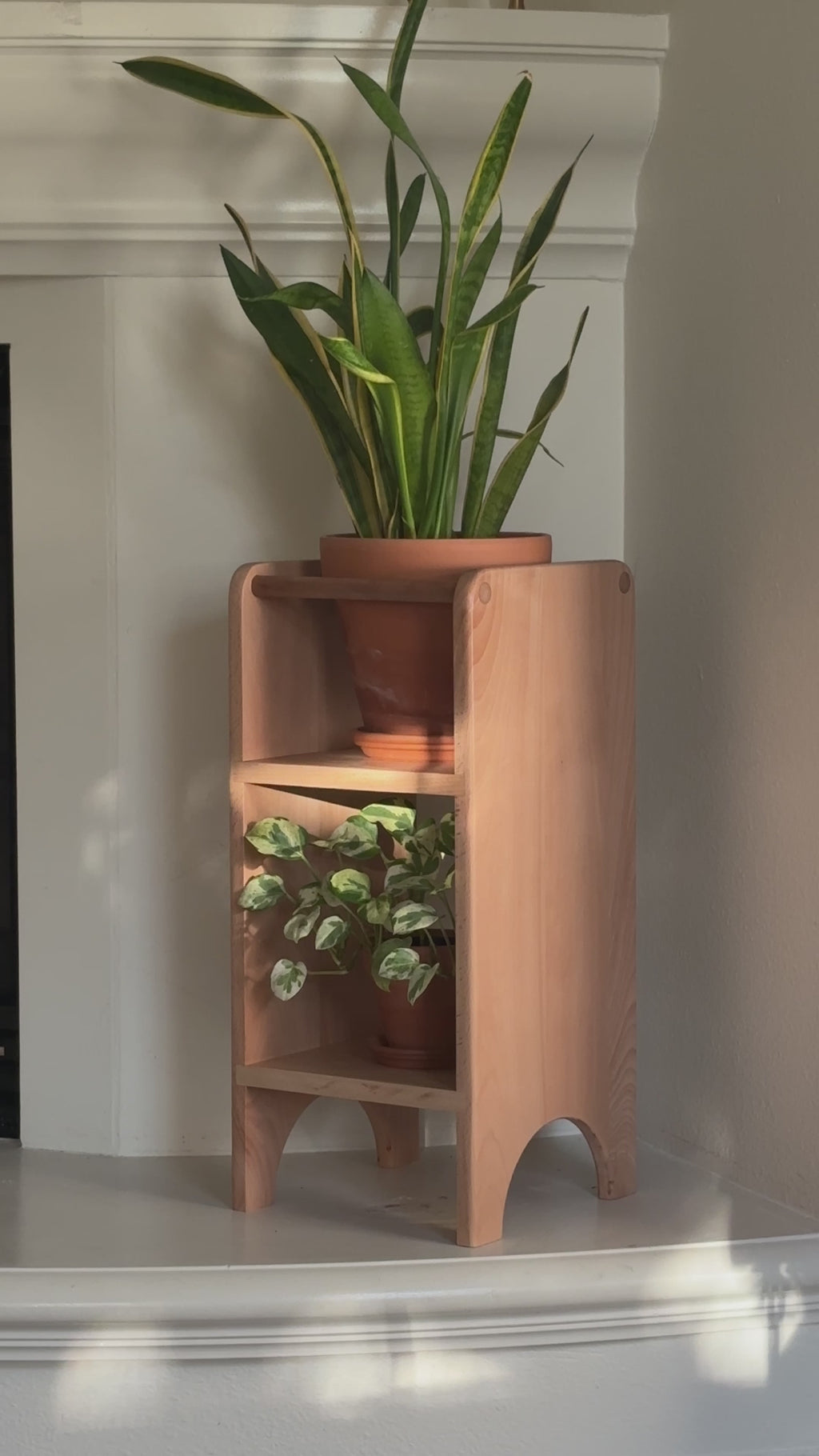Sunny Coast Plant Stand - Beechwood