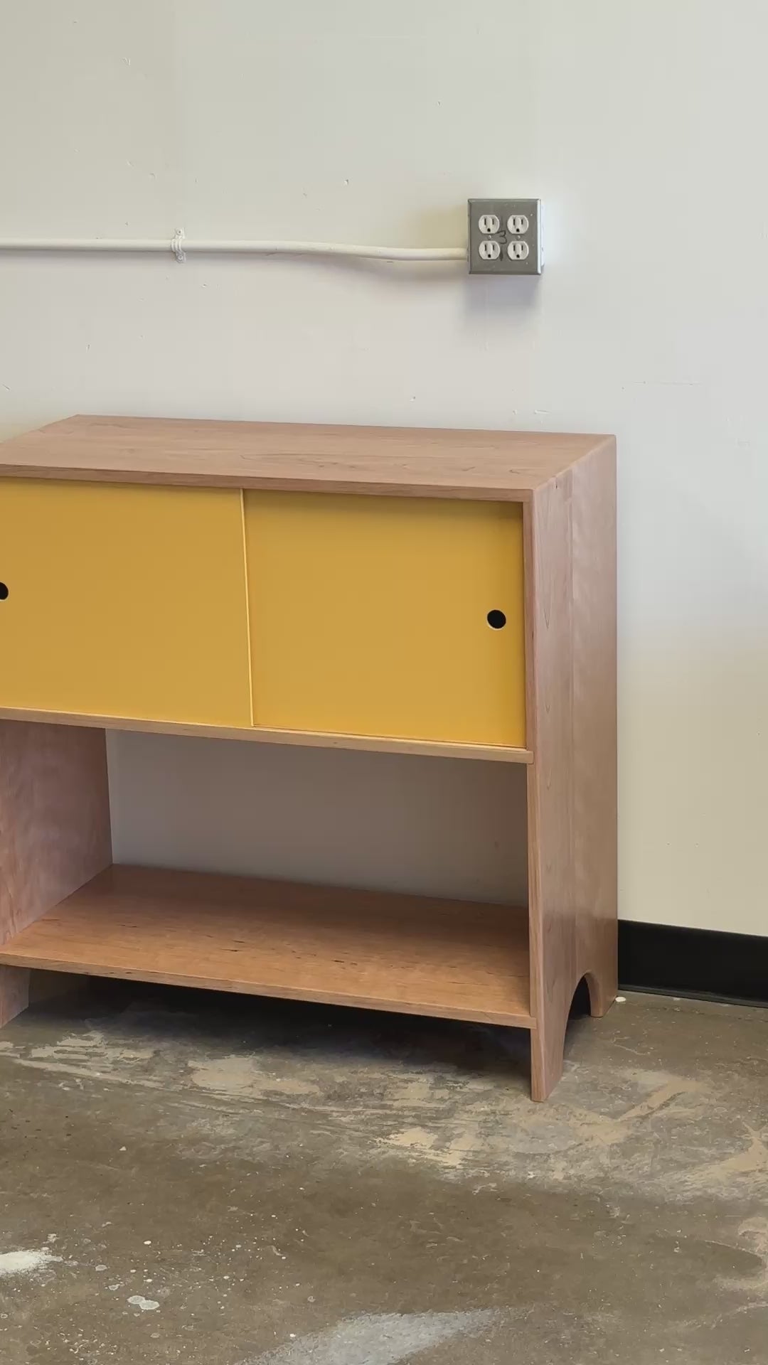 Solid Cherry Credenza